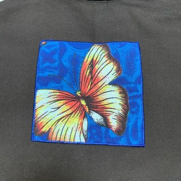 Funky Fabulous Ribbons & Patches Button Up Top - Picture 7 of 8